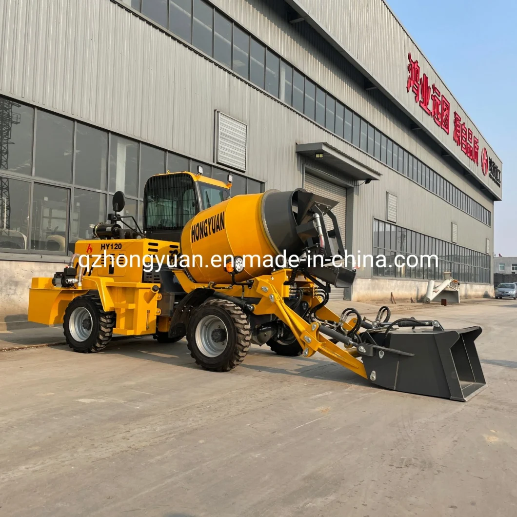 OEM Manufacturer Hy120 Self Loading Concrete Mixer Truck