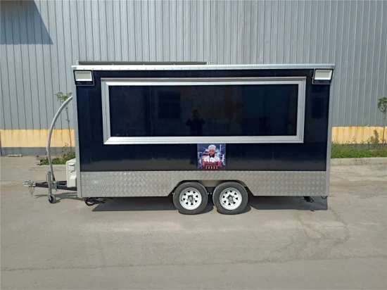 13FT 50 % Rabatt Food Truck Mobiler Food Van Camping Concession Trailer Trucks mit DOT Vin
