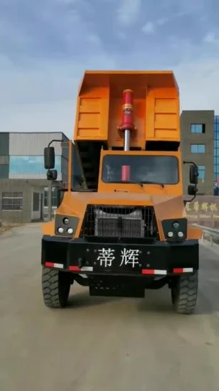 China-Hersteller 35 Tonnen Bergbau-Muldenkipper mit Schaltgetriebe für schwere Tunnel-Schlacken-LKW