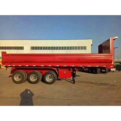 (Spot Promotion) China 3 Achsen Drop Side Board Seitenwand Dreiachsanhänger mit Seitenwandbrettern Grain Cargo Transport Truck Semi Trailer zum Verkauf Hersteller