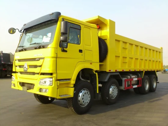 China HOWO Muldenkipper 8X4 6X4 gebrauchter gebrauchter Muldenkipper Kippermischer Mischbetonpumpen-Traktorwagen