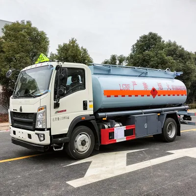 China Angemessener Preis DFAC Mini Small Mobile 8000L Fuel Bowser Oil Tanker Truck mit Kraftstoffspender zu verkaufen