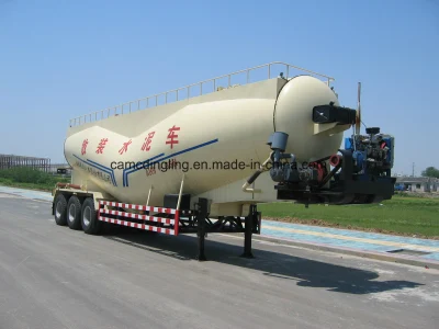 Sattelauflieger für Massenzement-Tankwagen zum Transport von Zement, 3 Achsen